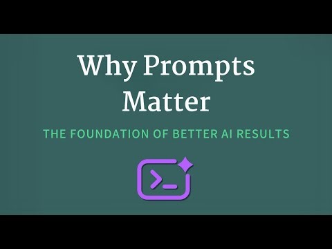 How to Prompt AI (Module 1) | Why Prompts Matter & How to Use Them
