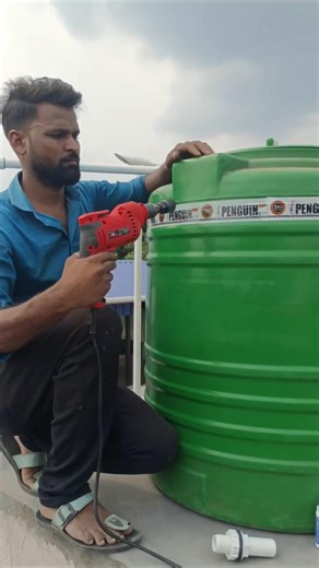 water tank overflow point fittings 🧑‍🔧 #shorts #shortvideo #technician #pipelining #mdsonu #plumber
