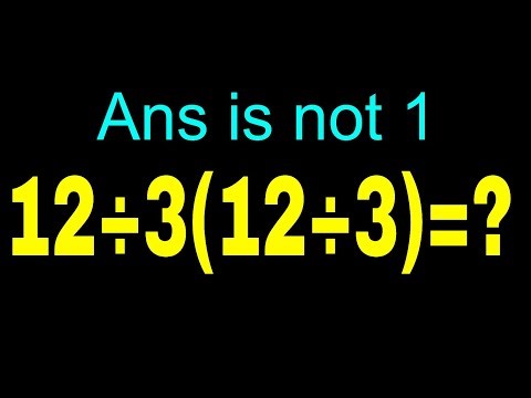 This Simple Math Problem Tricks Almost Everyone | Maths Questions Solving