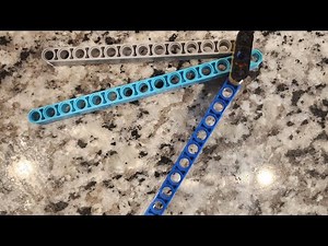 How to Make a Basic Balisong/Butterfly Knife with Lego technic pieces