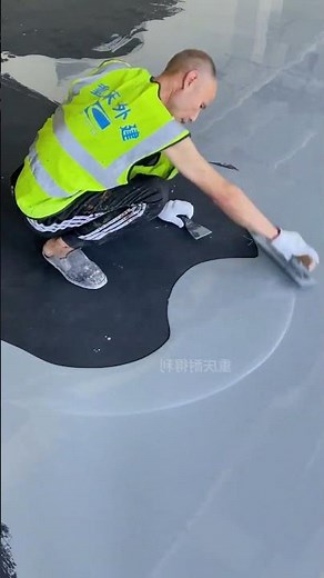 Anti-Static Epoxy Floor Installation | Self-Leveling in Action! #process #epoxyflooring