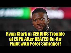 Ryan Clark in SERIOUS Trouble at ESPN After HEATED On-Air Fight with Peter Schrager!
