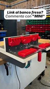 Ecco il mio mini banco fresa #falegnameria #lavorazionelegno