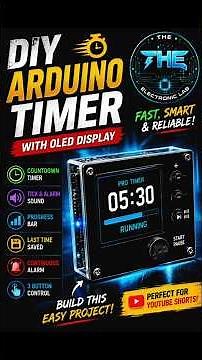🚀 Build a Professional Arduino Timer with OLED Display!