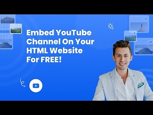 How to embed YouTube Channel on HTML? #embed #youtube #channel #html #widget