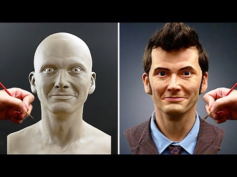 Sculpting The Tenth Doctor - Doctor Who