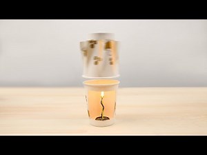How to make DIY Rotating Lantern from Paper cup with kids | Very Easy