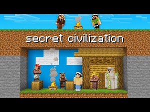 I Built a Secret Underground Civilization in Minecraft SMP