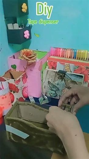 diy tape dispenser