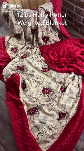Harry Potter Weighted Blanket - Etsy Order