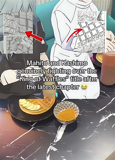 Mahito vs Kashimo for King of Waffles | VC: @miningfrog #anime #animefyp #fyp #viral #jjk
