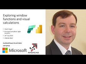 Power BI & Fabric user group: Exploring window functions and visual calculations