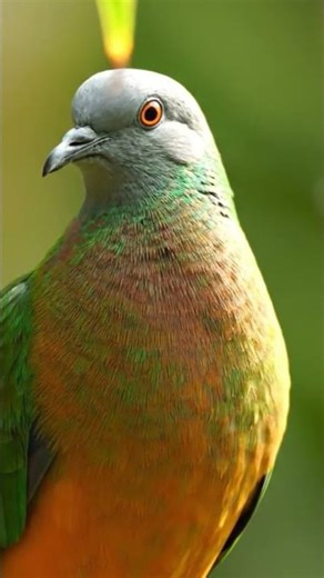 One of the Most Colorful Pigeons in the World 🌿🔥 #birdasmr #birdsong #birdlovers #birds