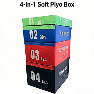 [Hot Item] 4 in 1 All Adjustable Plyo Soft, 6, 12, 18, 24-Inch Box Sizes