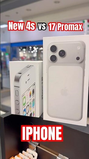 Iphone 4S Vs 17Promax 🔥 || #iphone #unboxing #viralshorts