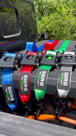 Buy Rhino USA Retractable Ratchet Straps – Durable & Easy