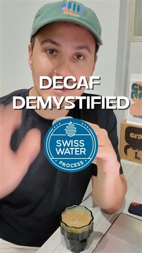Craft Decaf on Instagram: "PART 1 of Decaf Demystified ☕👀 We've made a series about the different types of decaffeination processes out there, and the pros and cons of each 🎙️ Starting off with Swiss Water 💦 A natural, non toxic and efficient decaffeination process, it makes up a lot of the decaf you can find out there... ☕ The only thing is it's only carried out in Canada 🇨🇦 meaning all Swiss Water decaf has to travel from the coffee plants in the tropics, all the way to Switzerland, then