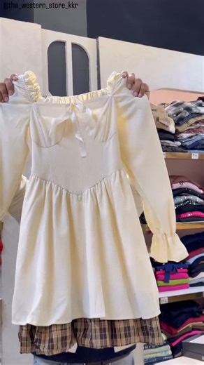 The Western Store(Kurukshetra) | Get this b’ful imported cotrise short one piece wear it with warm stocking and long boots to give classy look👌👌 For more details contact... | Instagram