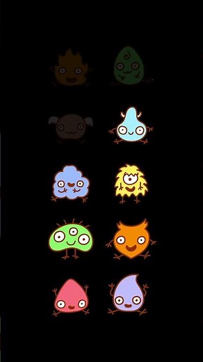 10-Second Visual Timer - CUTE MONSTERS