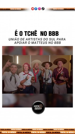 398K views · 1.8K reactions | É o tchê no BBB!! Os músicos...