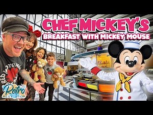 Eating Breakfast With Mickey Mouse At Chef Mickey’s In Disney's Contemporary Resort | Disney Vlog