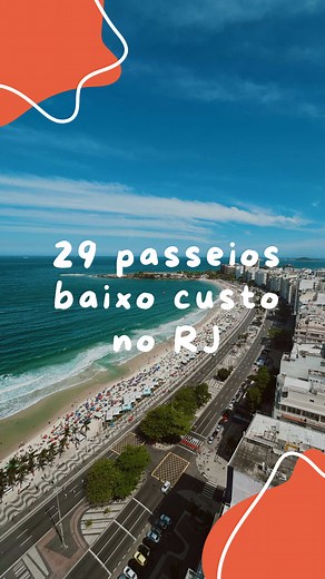 SEM GASTAR QUASE NADA 💰❤️ Já vai salvando e enviando essa dica para quem vai zerar o RJ contigo! Tem muita coisa gratuita ou passeios bem baratinhos para se fazer na cidade, escolhe o teu favorito: 1) Forte São João (gratuito) 2) Mirante Dona Marta (gratuito) 3) Feira Hippie de Ipanema (gratuita) 4) Forte de Copacabana (gratuito às terças - outros dias R$10) 5) Ilha da Gigóia (R$6 para atravessar) 6) Vista Chinesa (gratuita) 7) Escadaria Selarón (gratuito) 8) Praia Vermelha (gratuita) 9) Real G