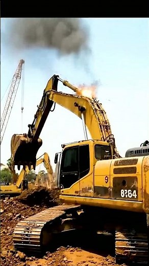Massive Excavators Unleashed! 🚧 Heavy Machinery Action & Earthmoving Power