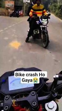 Bike Crash Ho Gaya #rider #mt15 #funny #ayodhya