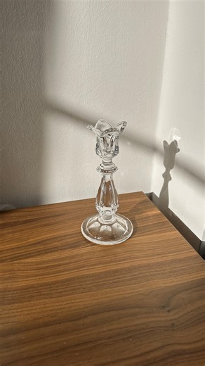 Vintage Crystal Candle Holder | Nachtmann German Glass - Etsy