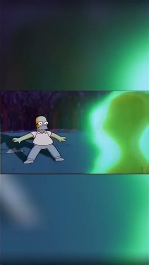 Homer rencontre un alien vert: Ce qui s'est passé dans les bois la nuit #shorts