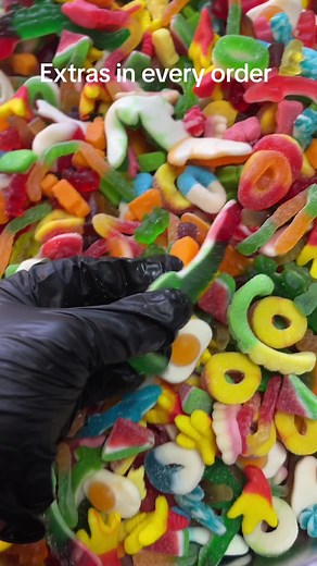 Extras in evert order #candy #candymix