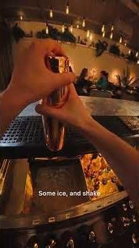 How to make Gin Basil Smash | POV bartender school