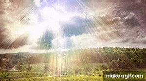 Video background - Bright light from heaven 1080p Full HD on Make a GIF