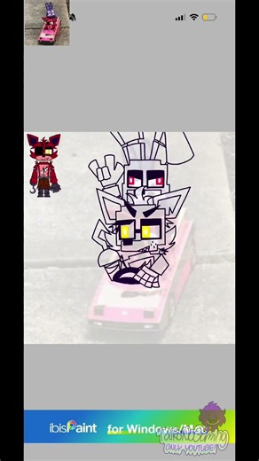 #fnaf #fivenightsatfreddys FOXY AND BONNIE IN CAR 🗣️🔥