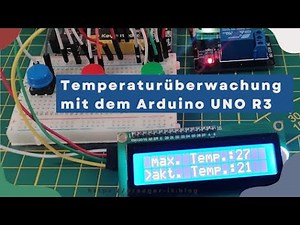 Temperature monitoring with the Arduino UNO R3 & the DS18B20 sensor