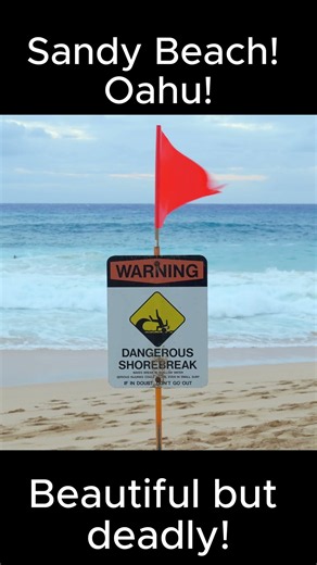 SANDY BEACH! OAHU! AN AMAZING BEACH OF OAHU! BEAUTIFUL BUT DEADLY! #bestbeach #hawaii #waikiki