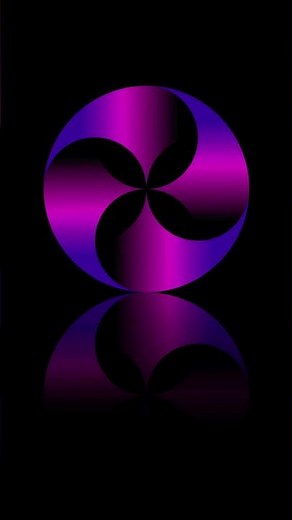 Gradient flower design that looks 3D #coreldraw #tutorial #designhacks
