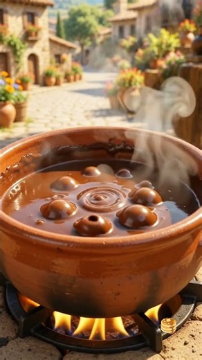 🍫 Spain's Most Famous Sweet! Churros con Chocolate 🇪🇸 #short