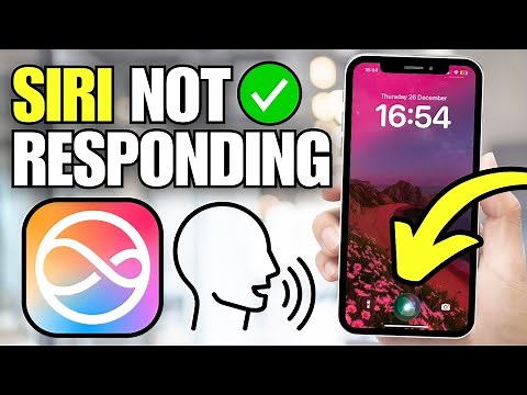 How To Fix Siri Not Talking Back / Responding (iOS 18)