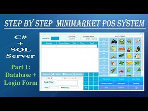 [TUTORIAL] Step by Step C# Mini-market POS System Part 1 - Database + Login Form