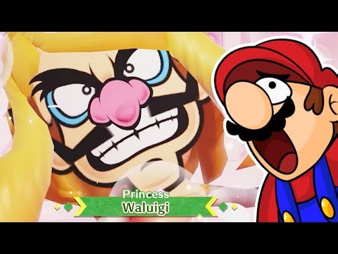When Waluigi Is A BEAUTIFUL Princess