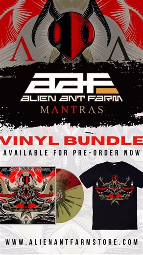 1.5K views · 72 reactions | Did you get your ~mANTras~ vinyl bundle yet? We got your back if not 卵亂 -just go to www.alienantfarmstore.com to grab yours today! 律 | Alien Ant Farm | Facebook