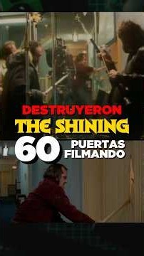 The 60 doors destroyed filming this scene in The Shining