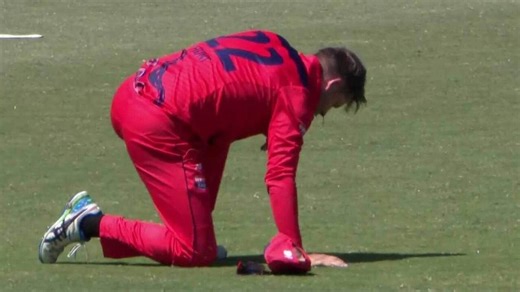 Hunt cops bloody blow to face in Marsh Cup