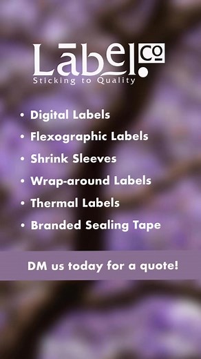 Elevate your brand with Label Co. – Printers of high-quality labels and shrink sleeves!   Based in Msasa, Harare Message us today for a quote! | Label Co. | Facebook