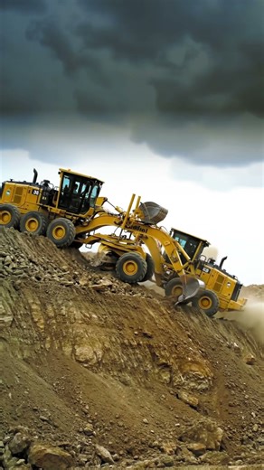 Massive Machines Conquer Steep Slopes! 🚜 Extreme Earthmoving Action
