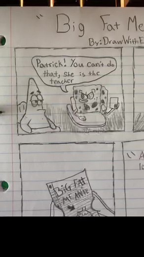 Big Fat Meanie #spongebob #drawing #comic