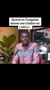 Tu quoque fili mi — citation latine drôle par un Congolais
