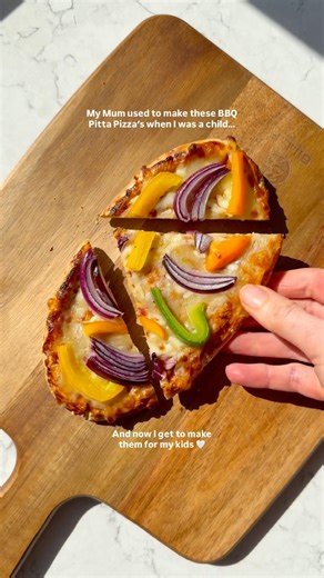 BBQ Pitta Pizza’s #familylunch