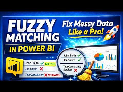 Fuzzy Matching in Power BI - Complete Beginner Guide